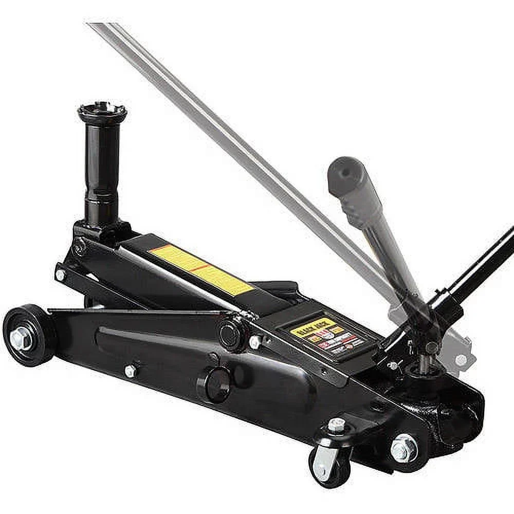Black Jack 3 Ton SUV Floor Jack With SUV Adapter Saddle, Black - T83006W