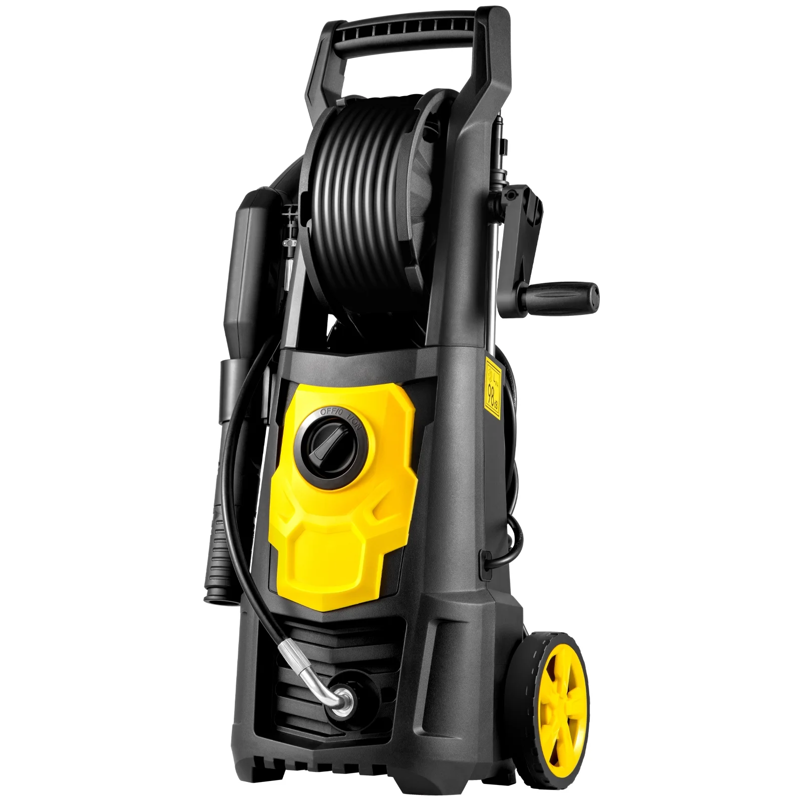 BENTISM Electric Pressure Washer, 2000 PSI 1.76 GPM 30 ft Hose & Reel, 5 Quick Connect Nozzles, Foam Cannon, Portable to Clean Patios, Cars, Fences, Driveways, ETL Listed - Image 5