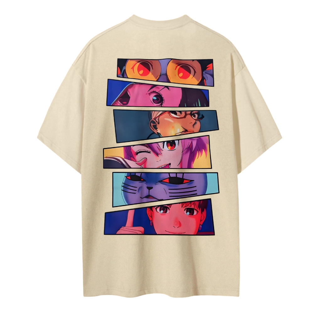 DANDADAN Cotton Unisex Round Neck Anime T-shirt TeeThreads Sustain the Scene with Custom Apparel
