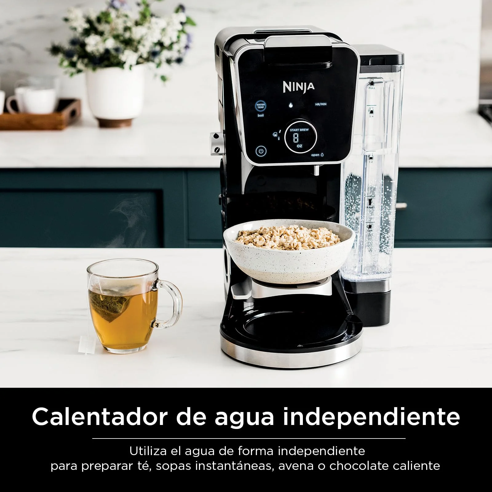 Ninja Drip Coffee Maker With K Cup Combo, DualBrew Pro Specialty Coffee System, Coffee Machine Compatible with K-Cup Pods, 12 Cup Single Serve Coffee Makers with Paper Filter, CFP301 Frother? F - Image 6