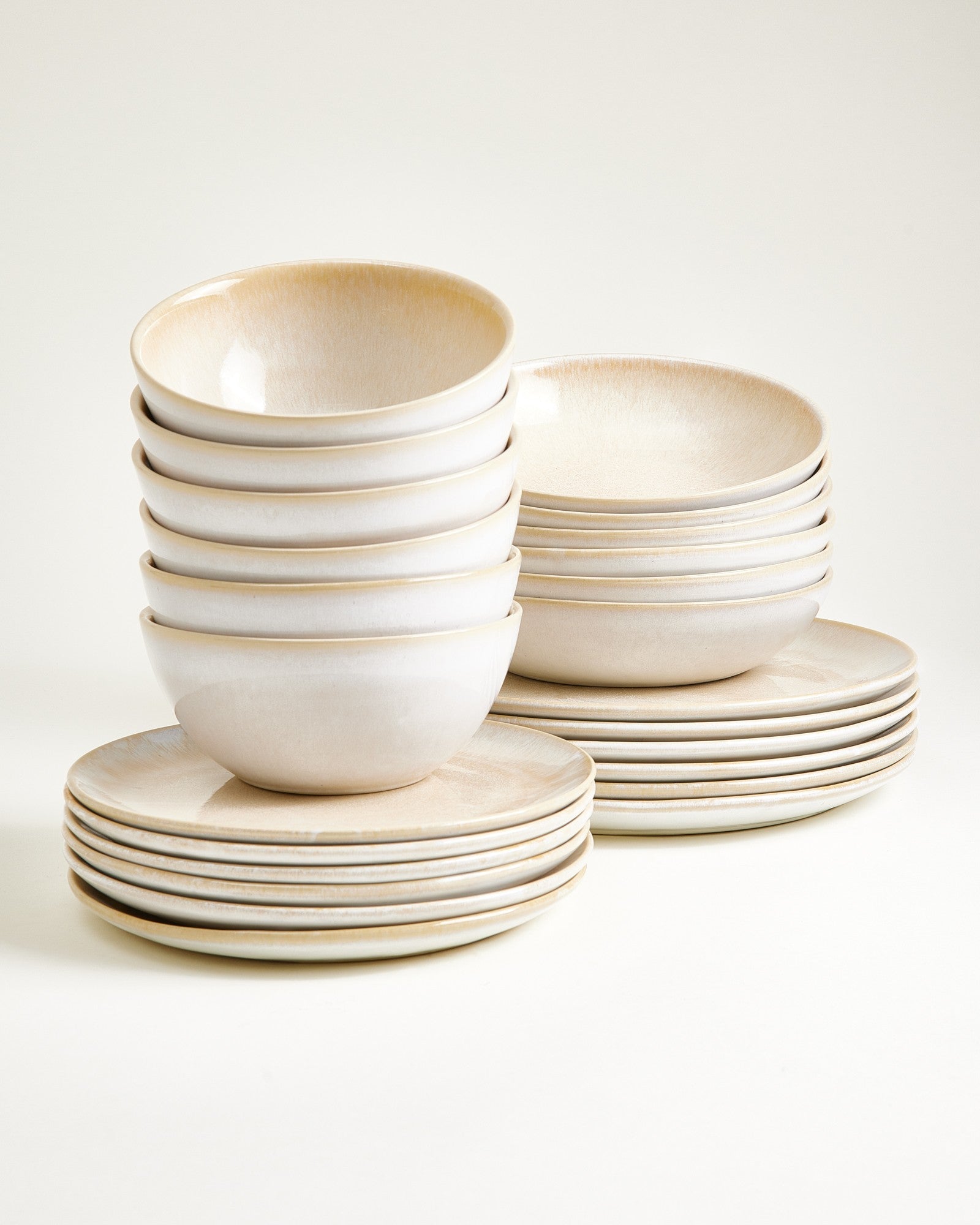 Cordoama Geschirr-Set classic sand 24-teilig