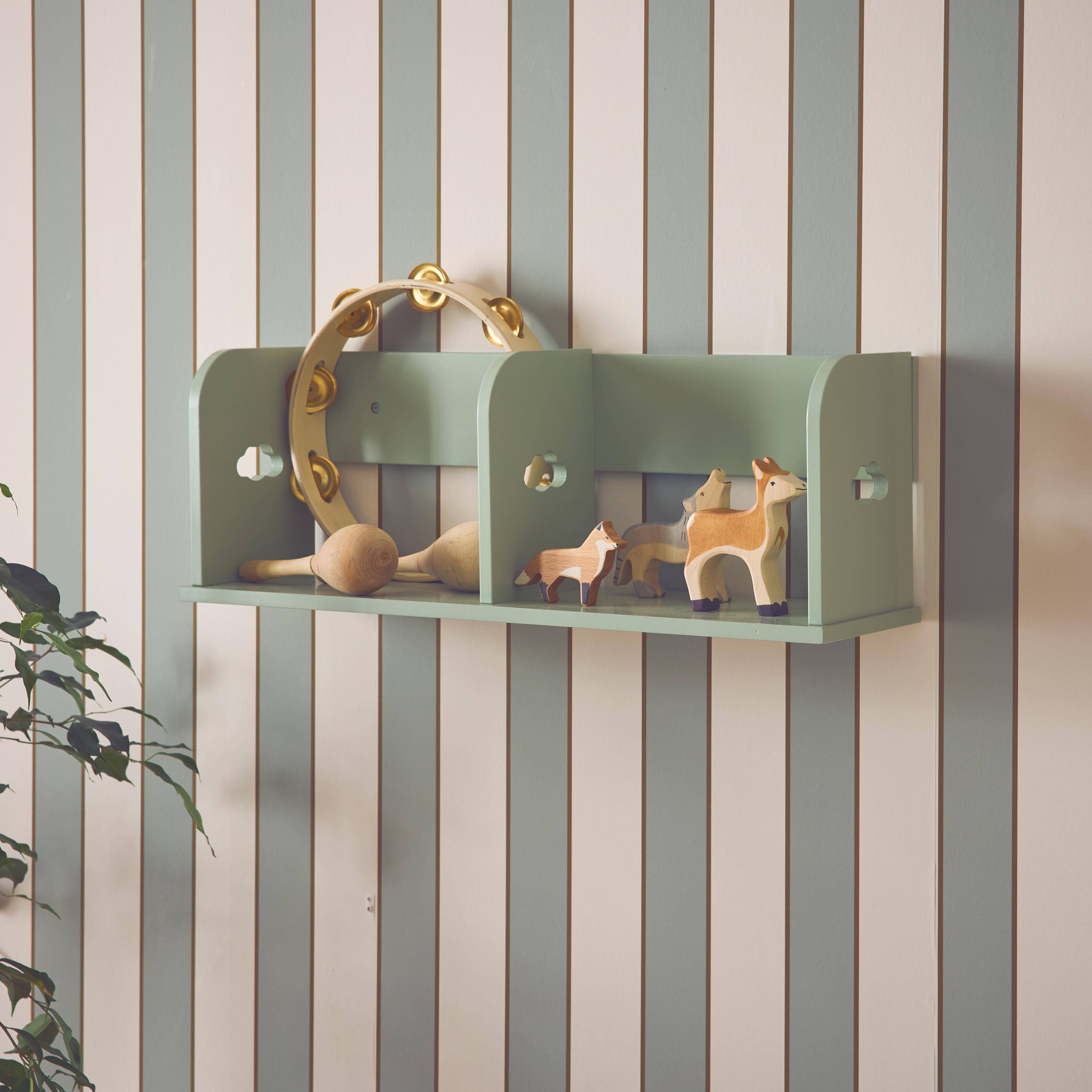 Nephos - Estantería de pared para dormitorio infantil 60cm