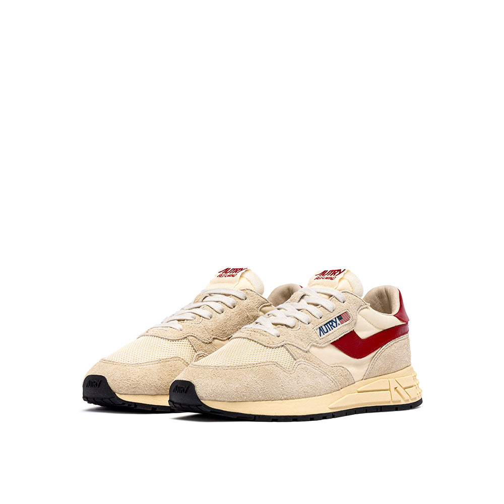 Autry - Baskets Reelwind Low Man Ut34 - Ecru Rouge Daim
