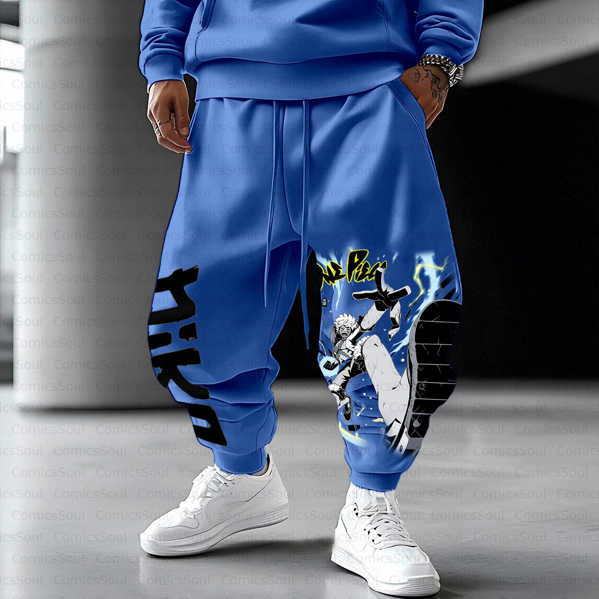 Unisex Casual Anime Streetwear Pant
