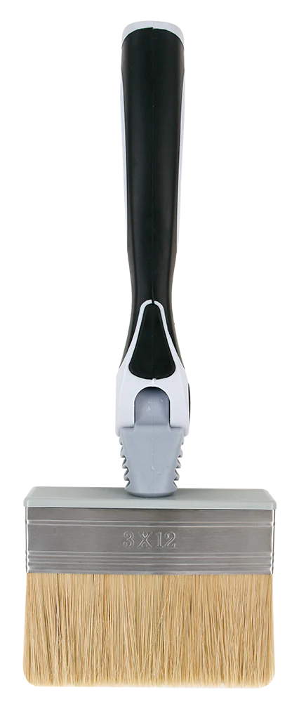PRO-ANGLE™ 4″ Wall Brush – Angled Paint Brush with Extension Pole Compatibility - KTF Painting Interior Exterior