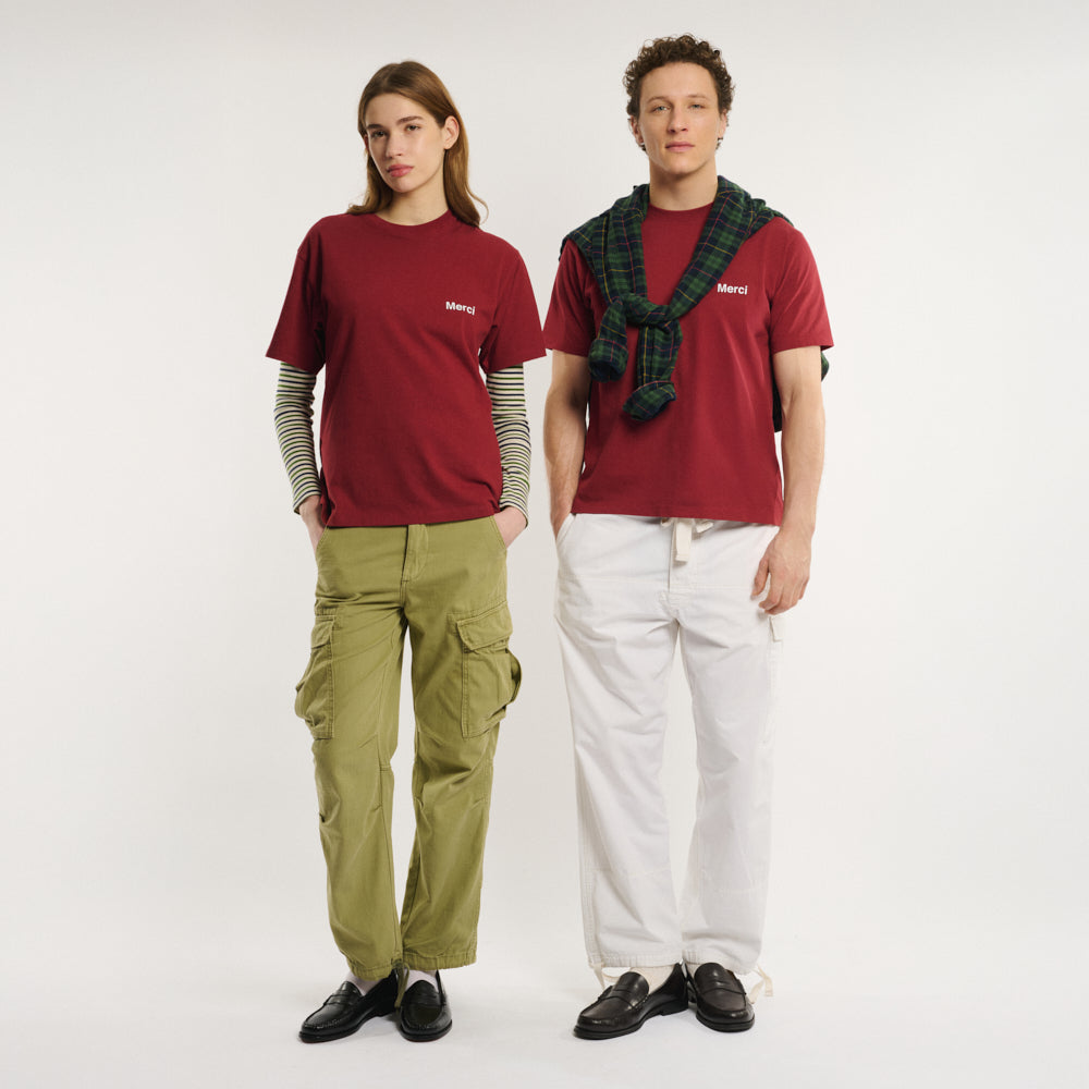 Merci - T-shirt Aurelien - Wine