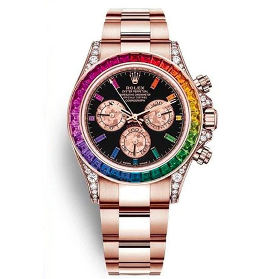 Super Clone Rainbow Rolex Daytona – Everose