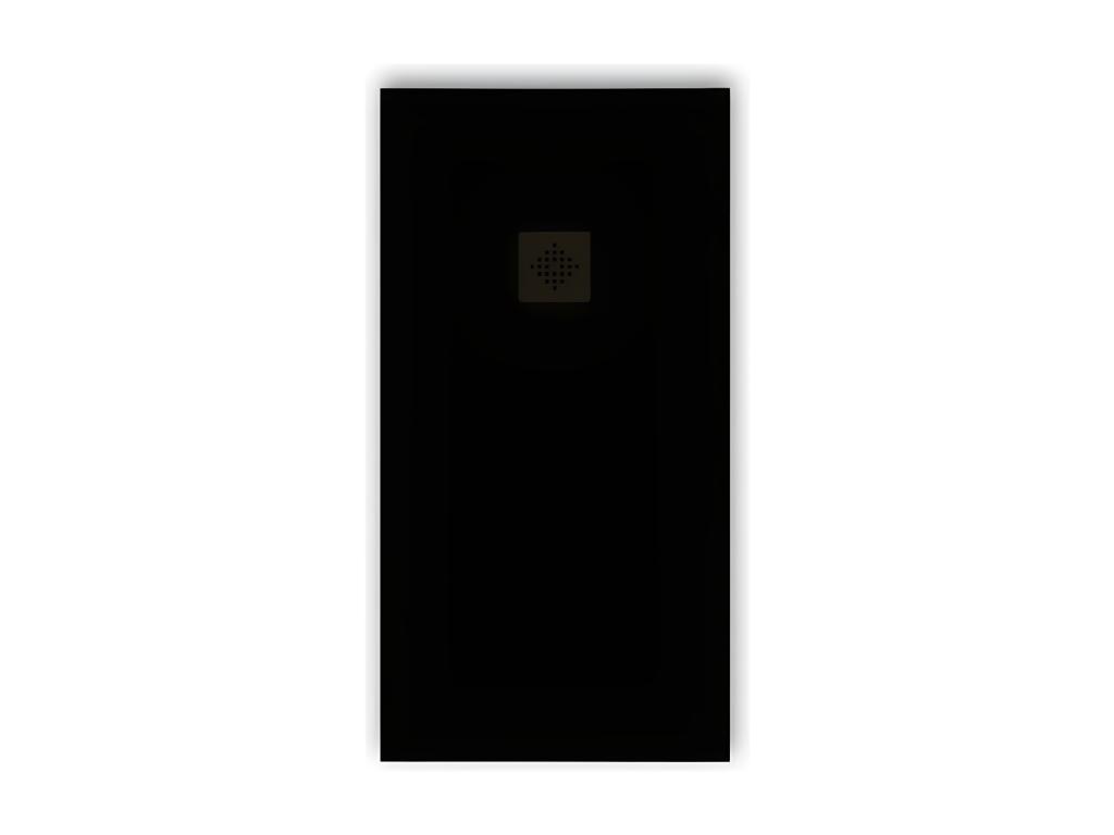 Plato de ducha pizarra PURE NEGRO 80x160 cm Rejilla color