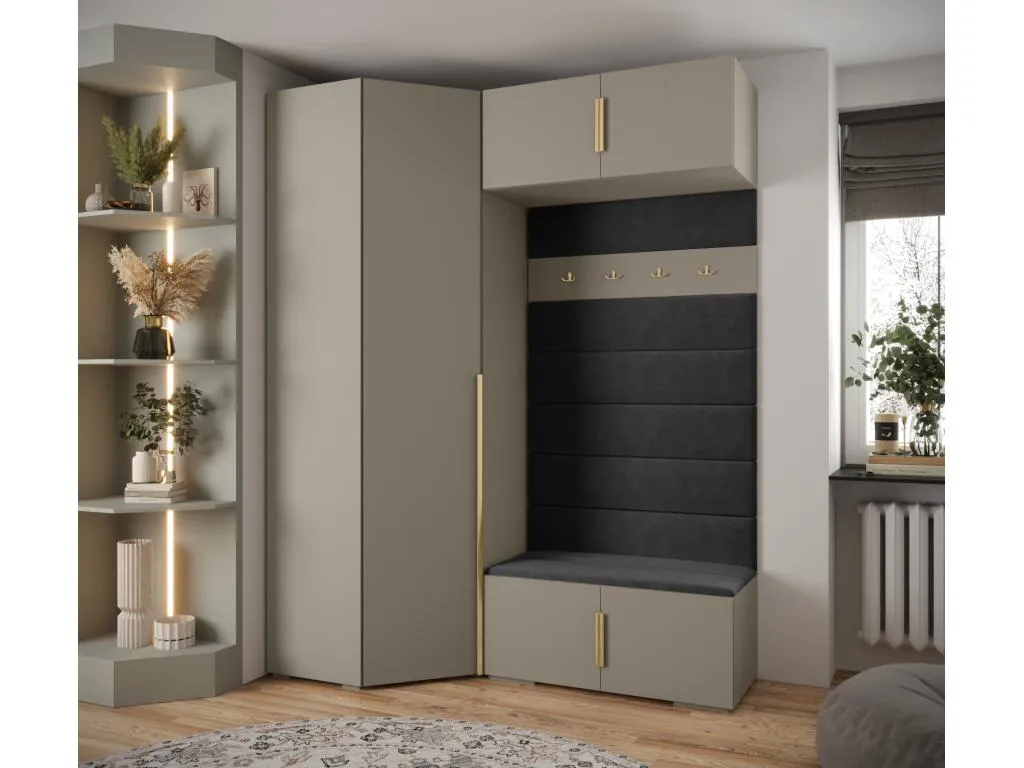 Decocasaes 1 armario con puertas batientes 236.7/182/47 87423hvgz