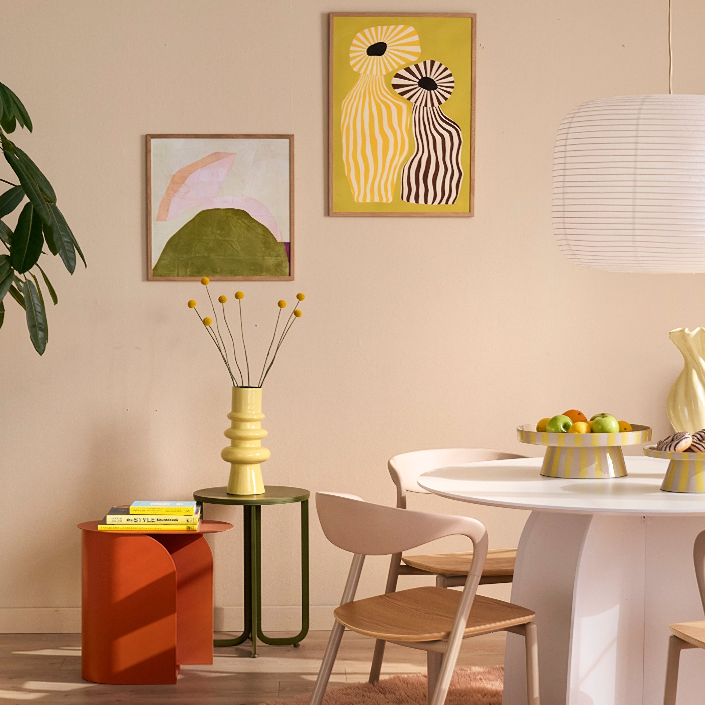 Blokker Ring Vaas - Lemon Grass