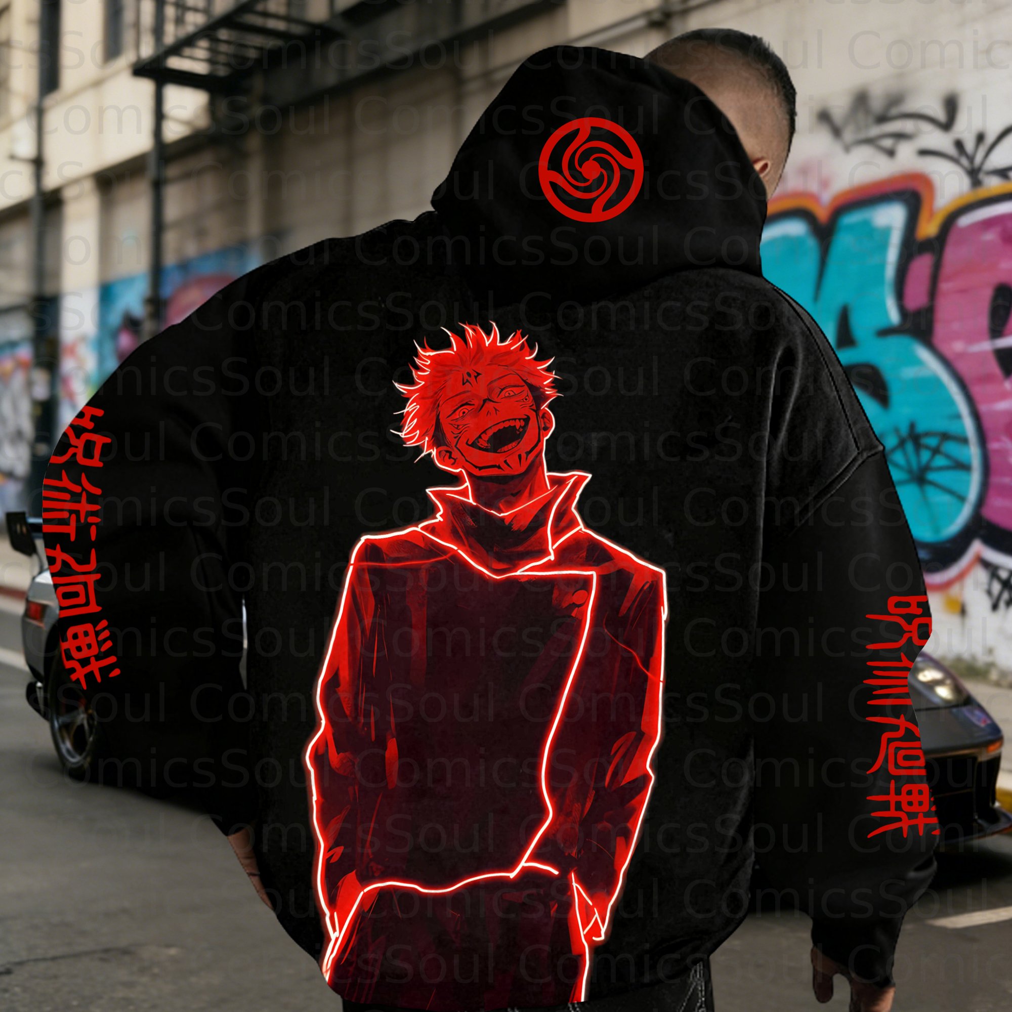 Unisex Graphic Streetwear Vintage Plush  Hoodie