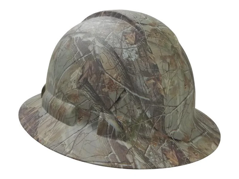 Pyramex Ridgeline Camo Full Brim Hard Hat #HP54119 - KTF Painting Interior Exterior
