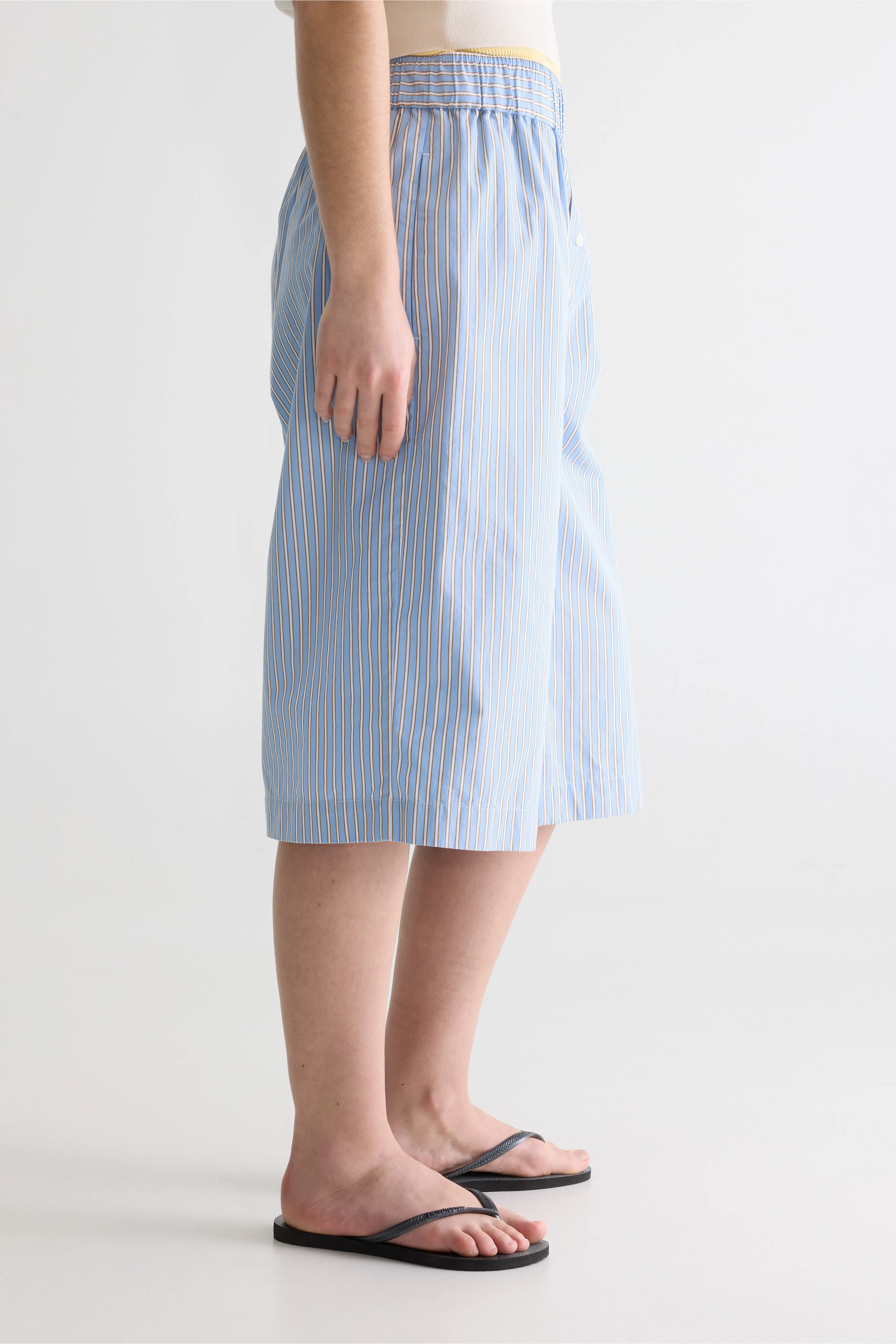 Bellerose Geena long striped shorts (261 / W / STRIPE B)