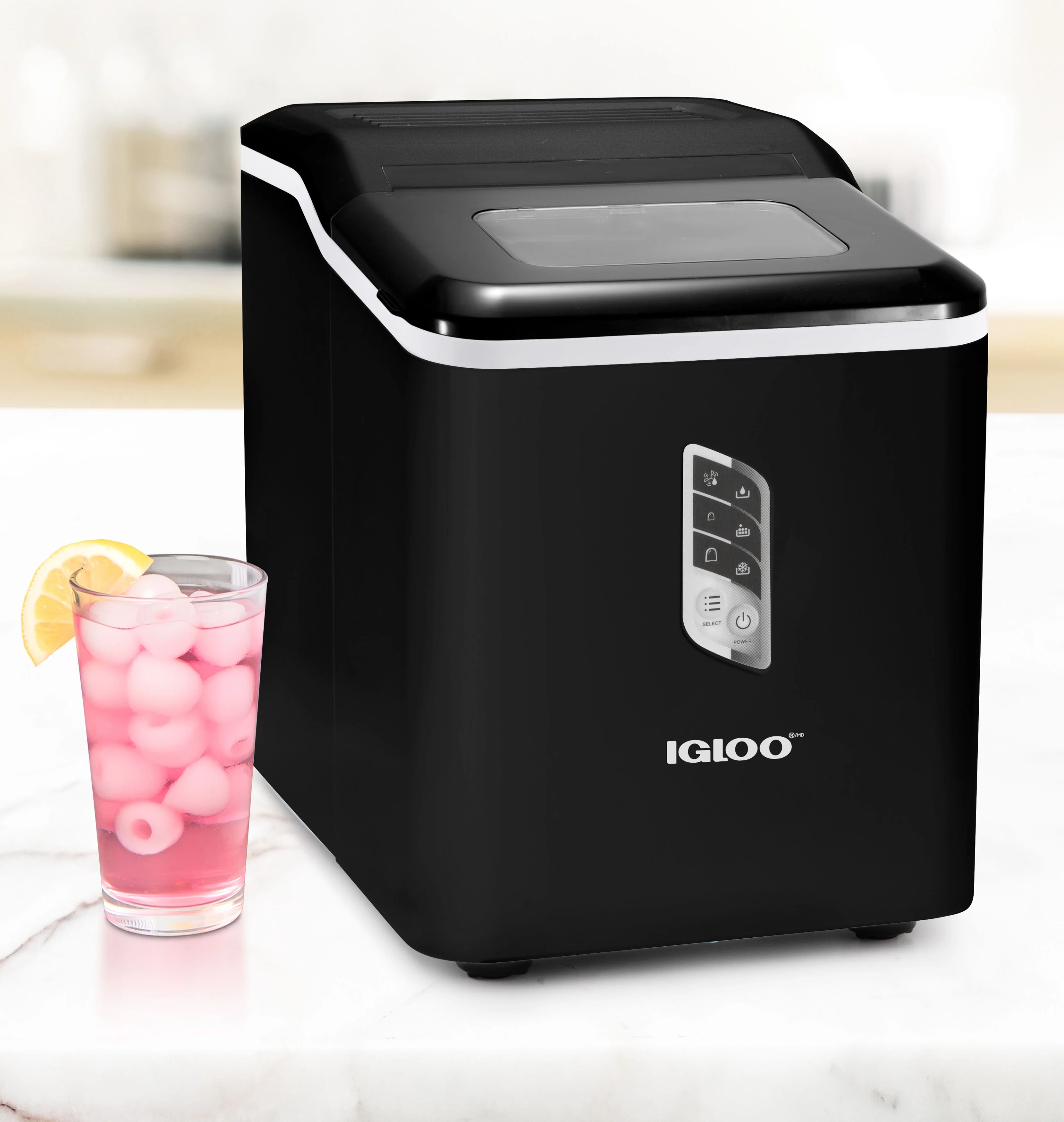 Igloo Automatic Ice Machine Self Cleaning Countertop Ice Maker for Water Bottle & Drinks, Aqua - Image 47