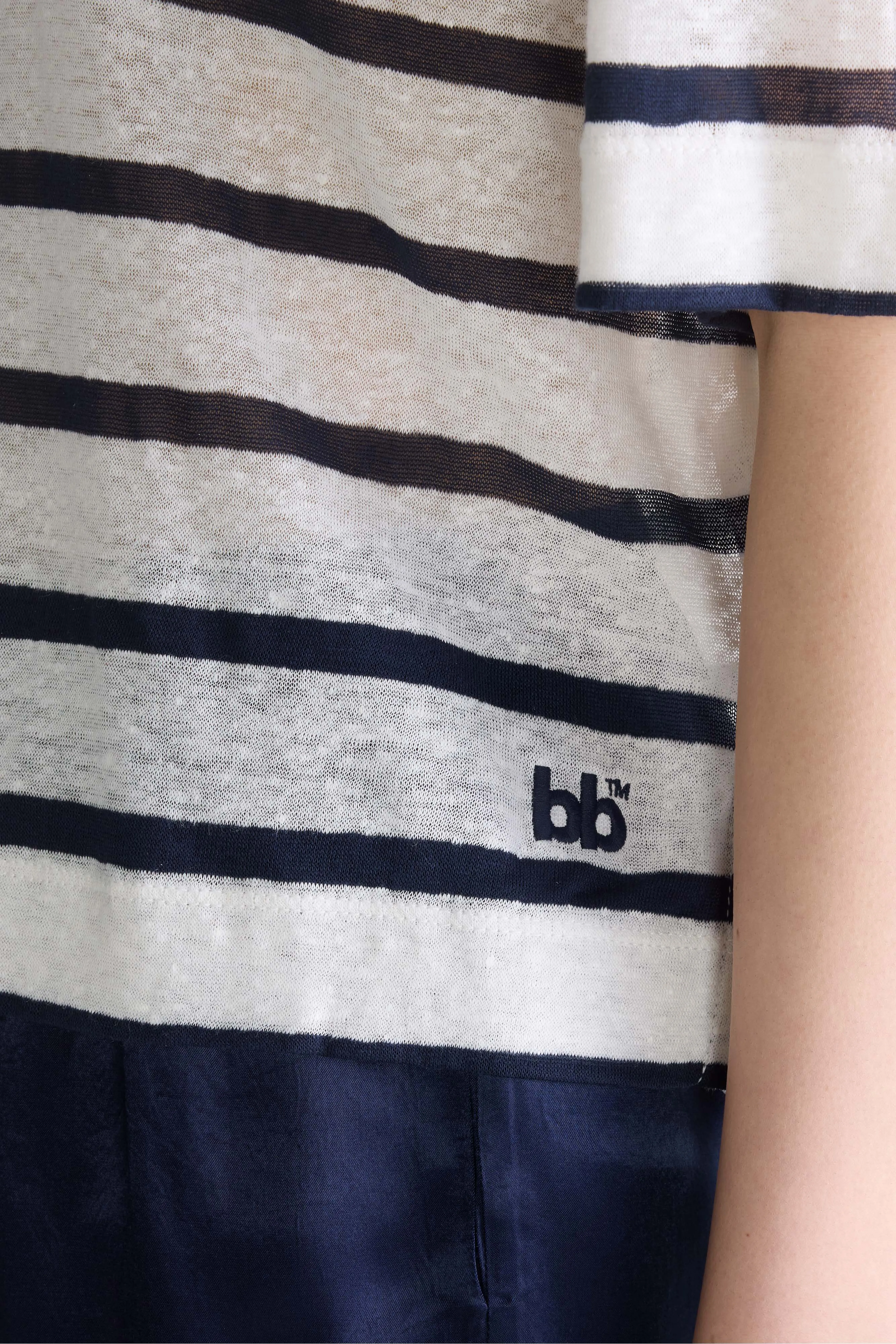 Bellerose Vydel short-sleeve t-shirt (261 / W / STRIPE B)