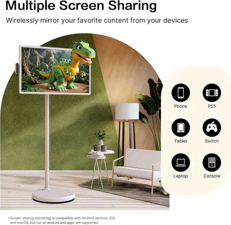 Portable Android 13 Smart TV 32-Inch 1080P Touchscreen - SW3295T - Image 7 Portable Android 13 Smart TV 32-Inch 1080P Touchscreen - SW3295T - Image 7