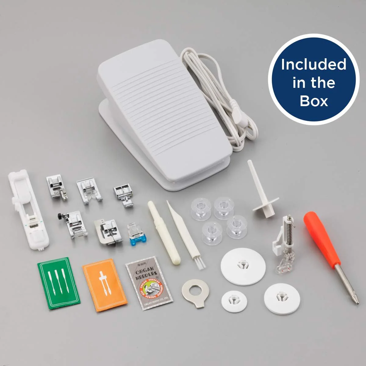 Brother HC1850 sewing and quilting machine, 185 built-in stitches, LCD display