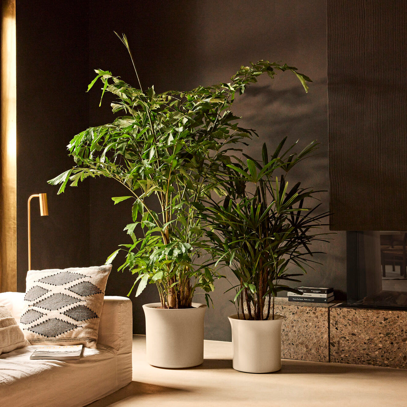 Elho June Tulip 40 - Balanced beige - Ø 39 x H 36 cm - Binnen en Buite