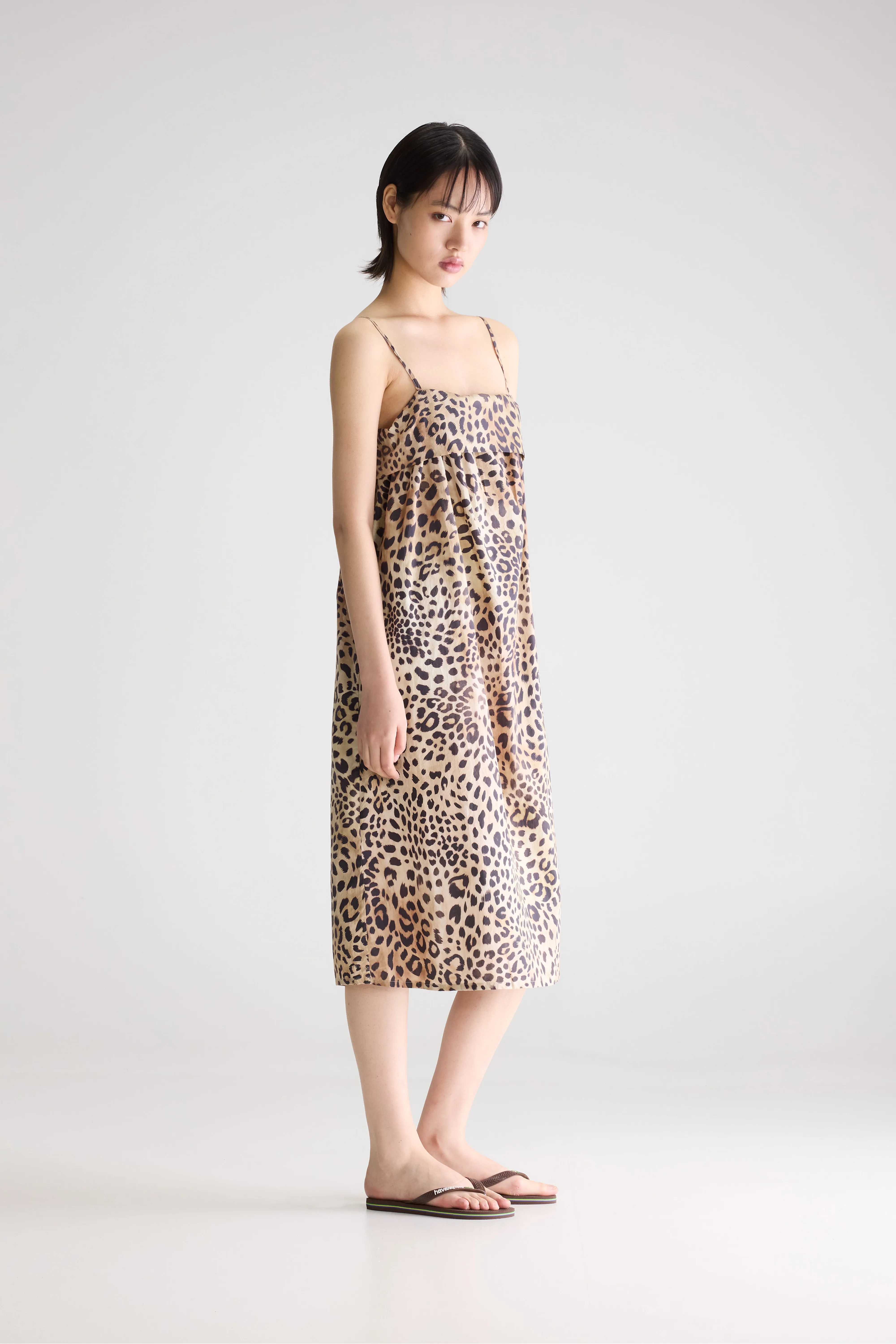 Bellerose Tokyo leopard midi dress (261 / W / COMBO A)