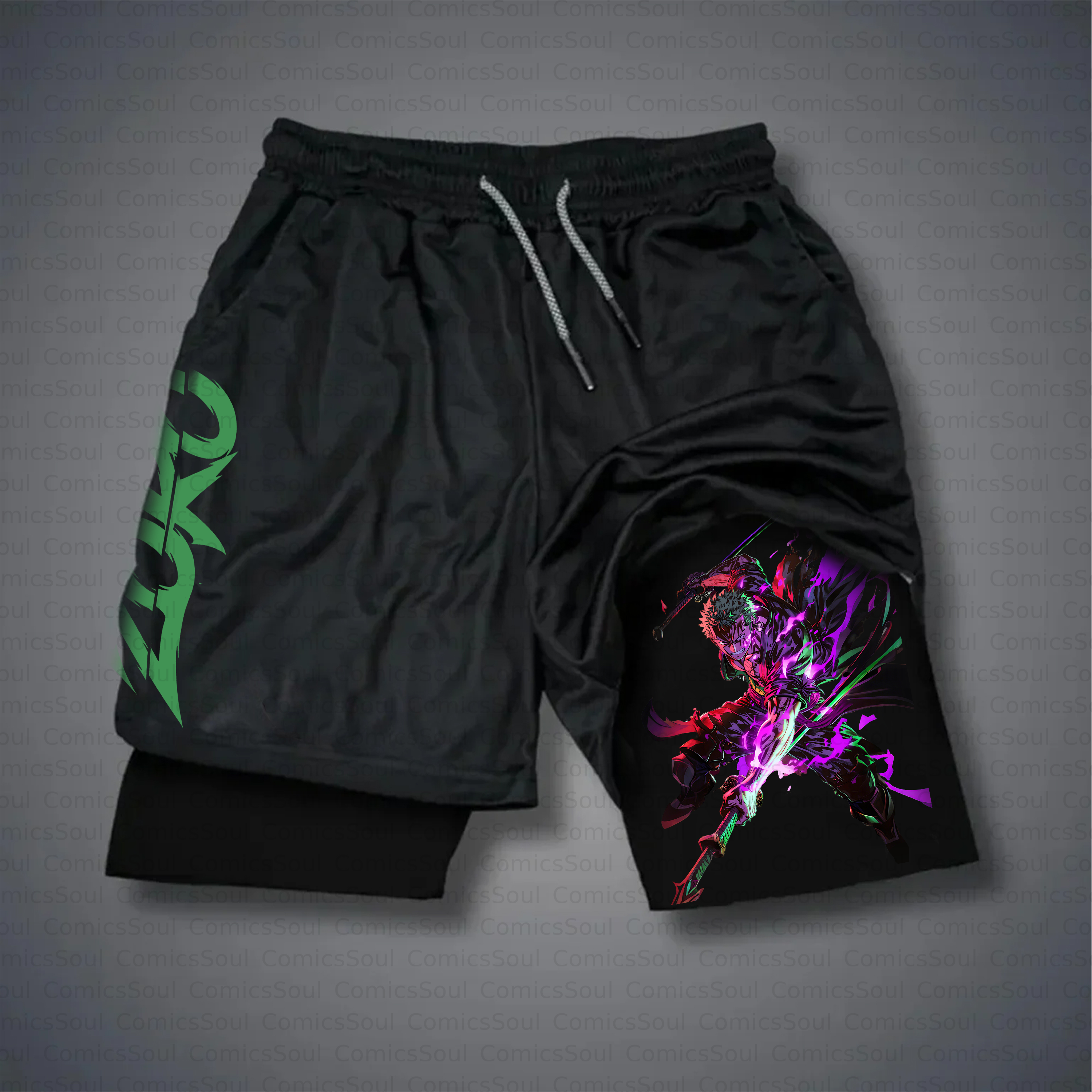 Unisex Casual Anime Style Shorts