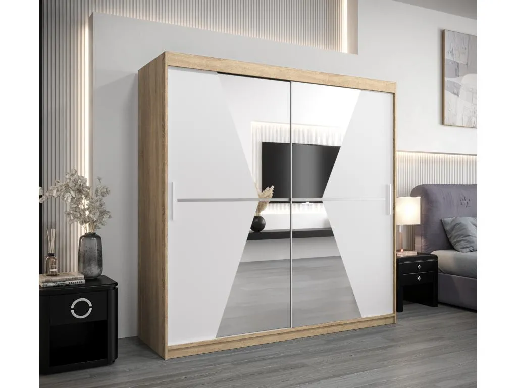 Armario Homepleno de puertas correderas 200/200/62 2 puertas (Homepleno/blanco) cchz36996