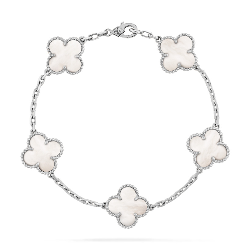 Replicate Vintage Alhambra bracelet, 5 motifs(1:1 replica) - Original Replica Club