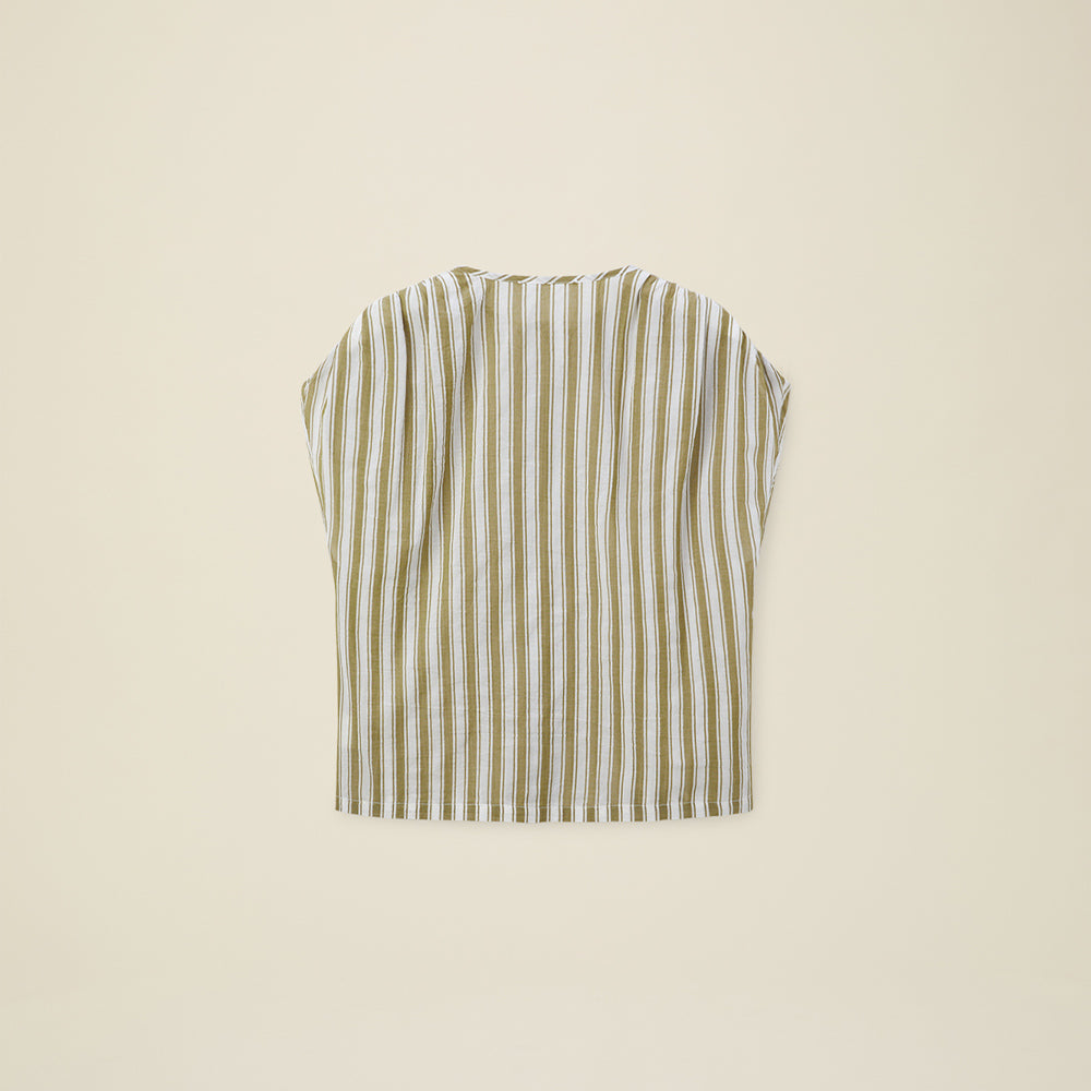 Pomandère - Chemise rayée - Pistachio