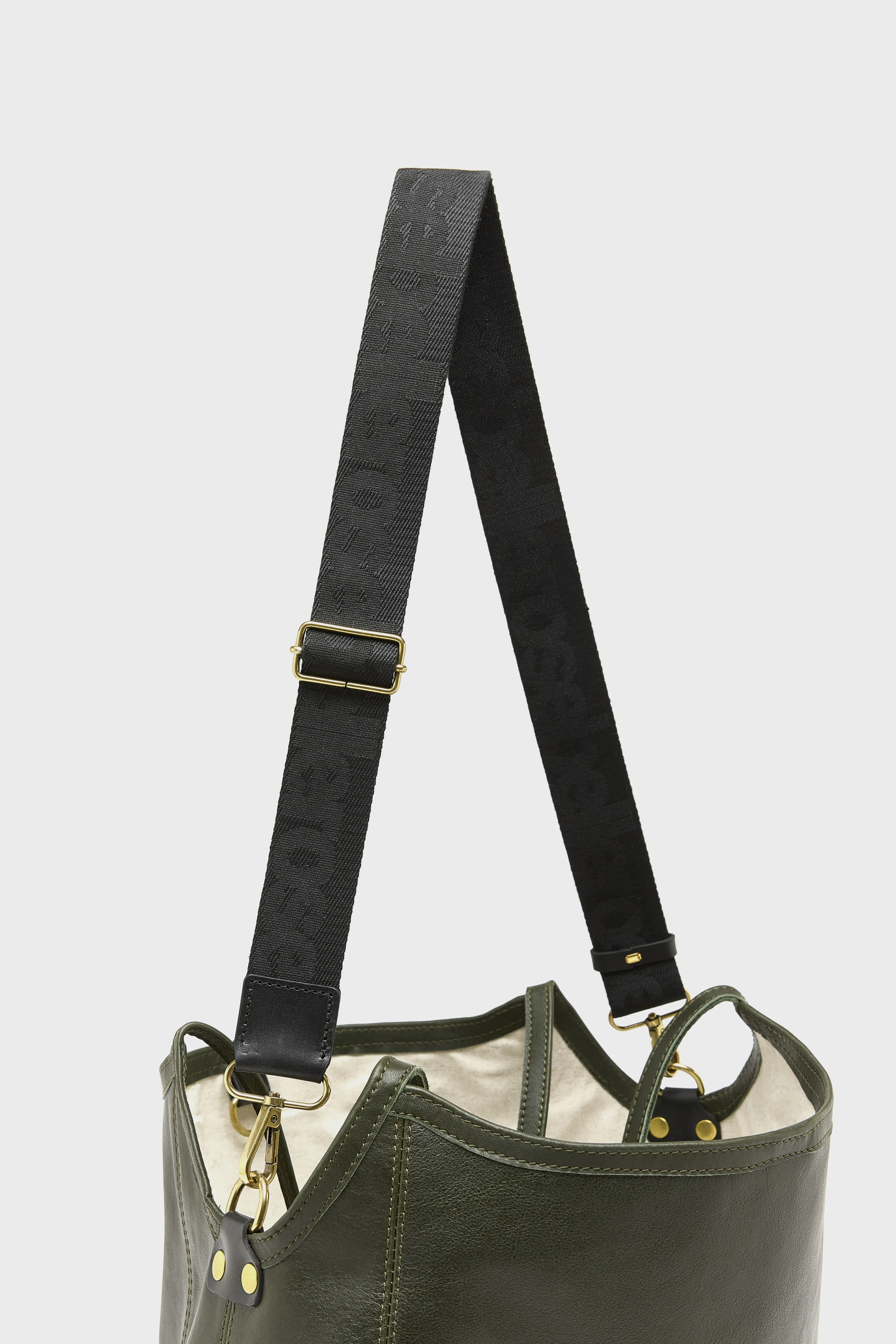 Bellerose Sogo adjustable strap (252 / W / BLACK)