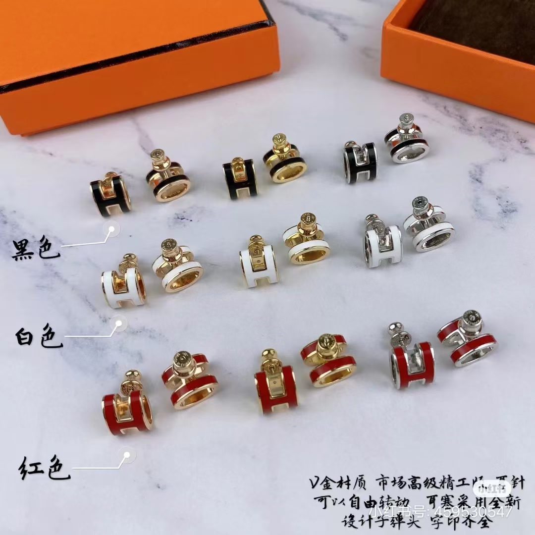 Hermes Mini POP H Earrings - Original Replica Club