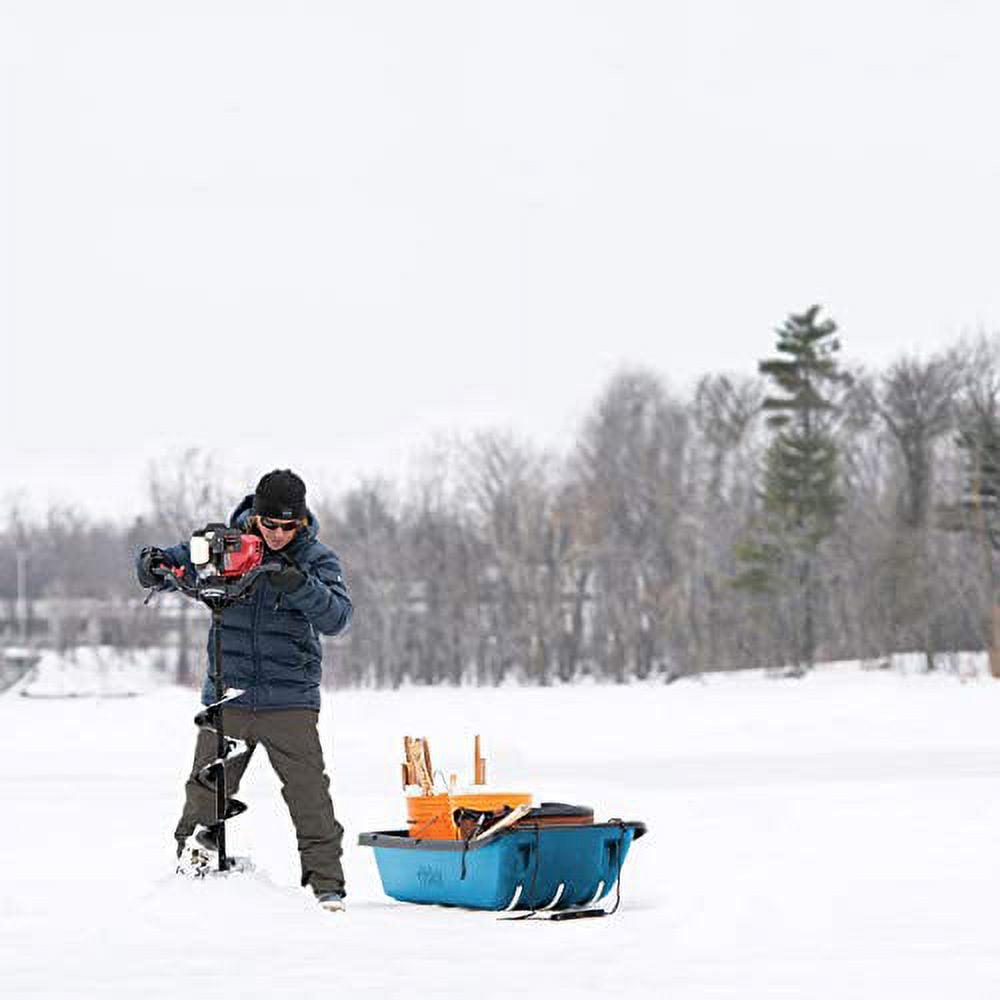 Pelican Trek 52 Utility Sled - Ram-X Runners. Pull Rope and Travel Cover - 4 Season Sled - Heavy Duty RAM-X Construction - Carry Up to 226 lb - Cyan - Image 3