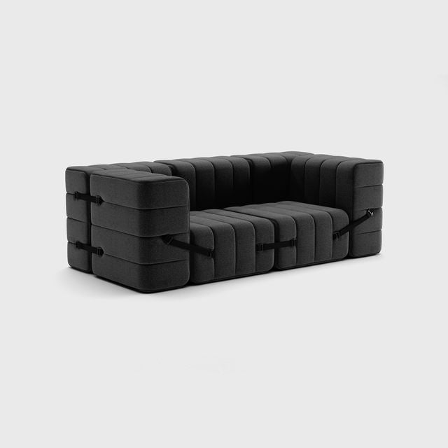 Curt-Set 7 - e.g. Flexibele 2-zitter - Dama - Donkerblauw