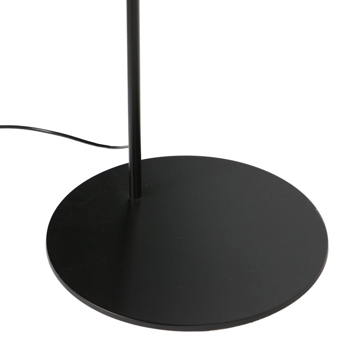 Anne Light & Home Booglamp Curve Zwart incl. Bamboe Kap Ø 50cm
