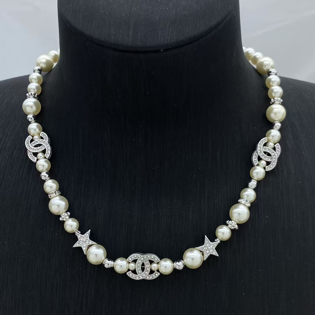 Chanel Coco Star Pearl Necklace - Original Replica Club