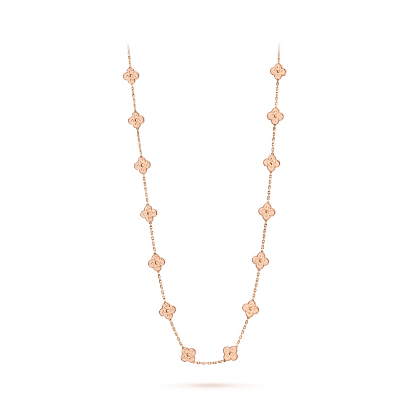 Replicate Vintage Alhambra long necklace, 20 motifs(1:1 replica) - Original Replica Club