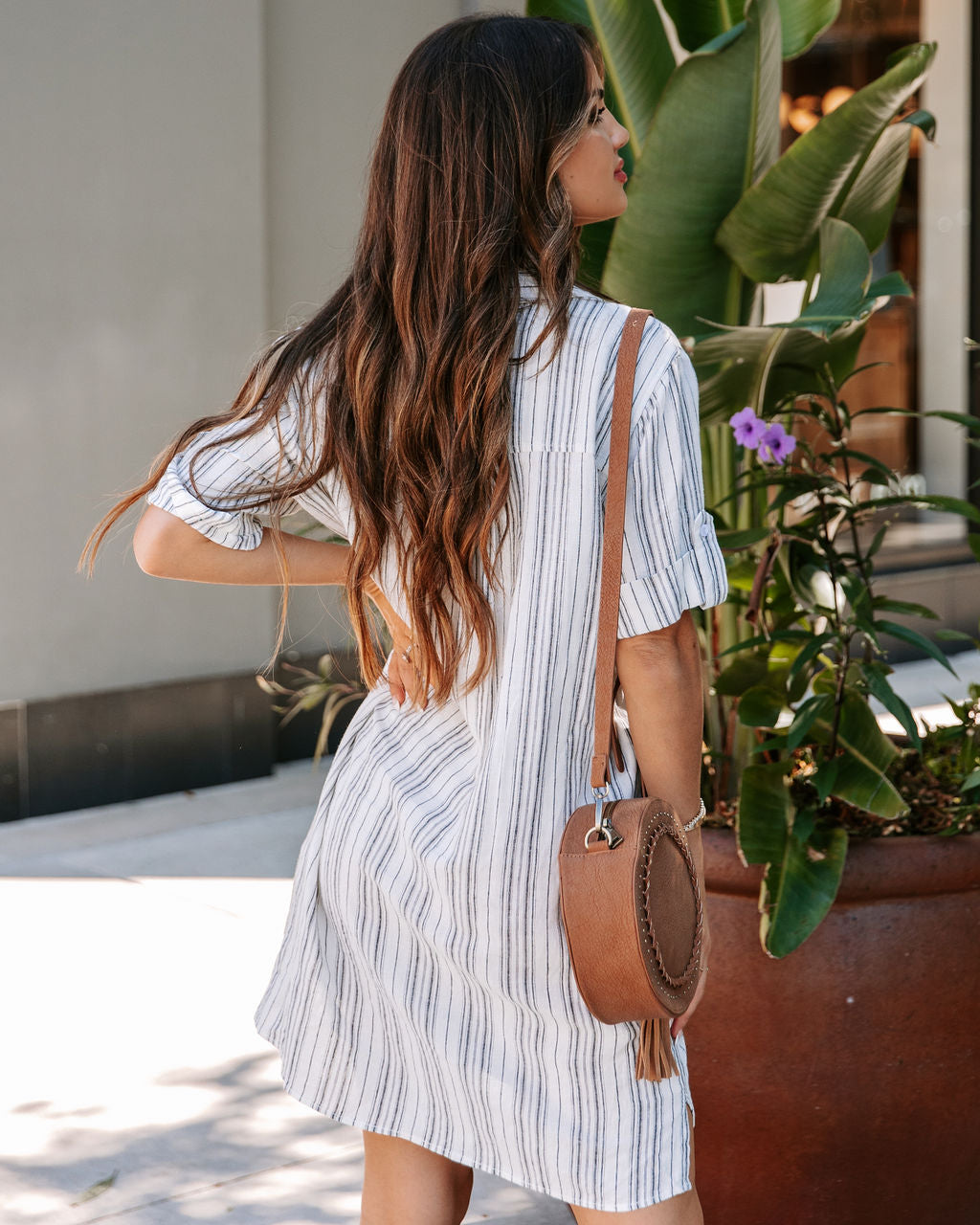 Baja Sur Pocketed Shirt Dress - FINAL SALE - Se7enfashion