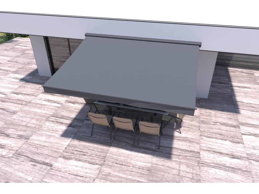 Toldo gris 4x3m LOZIO