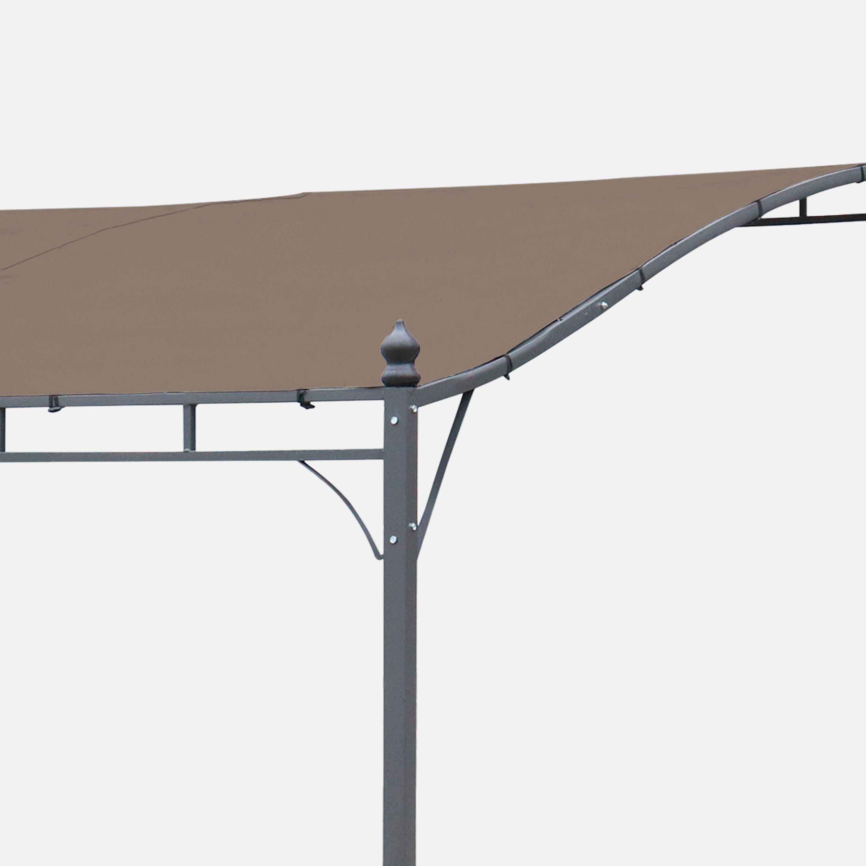 Cubierta para pérgola Brestum - Techo de lona para pérgola Brestum 3x2.5m