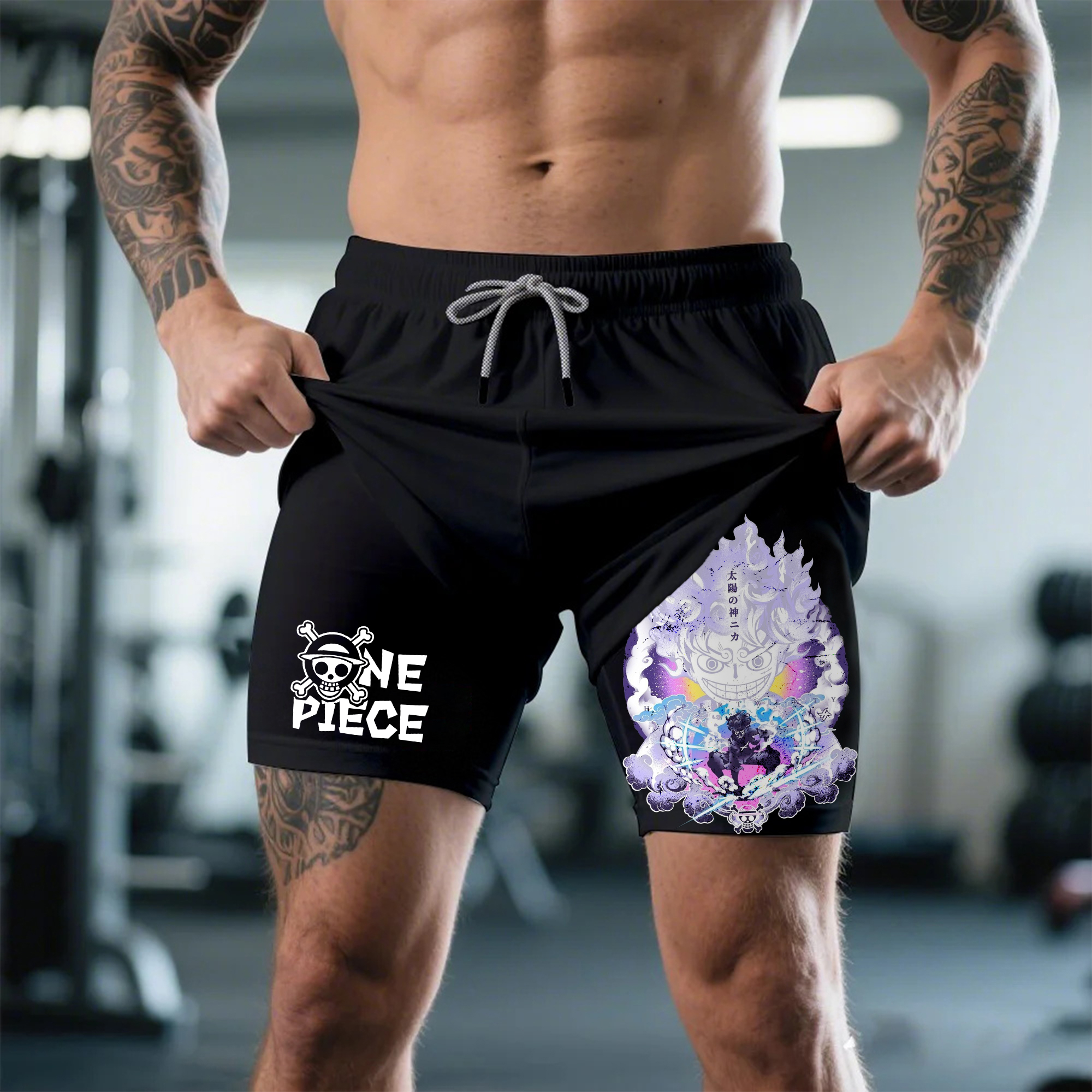 Unisex Comicssoul Anime Shorts | Luffy Gear 5