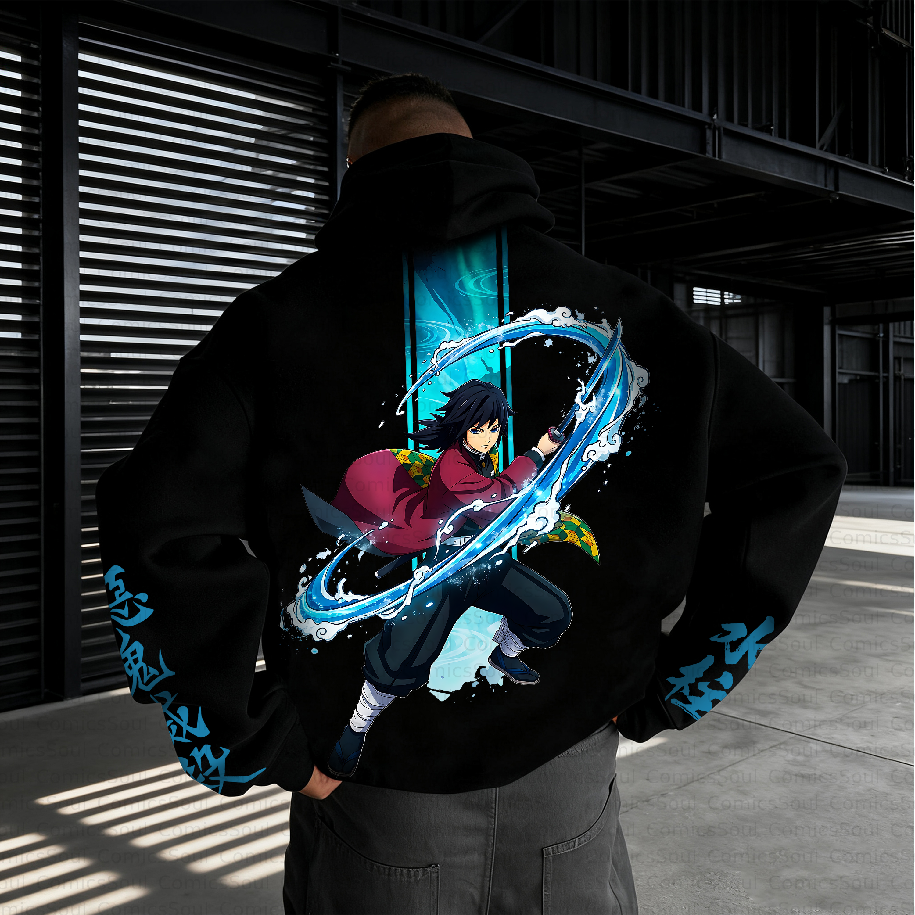 Unisex Anime Inspired Vintage Plush Hoodie