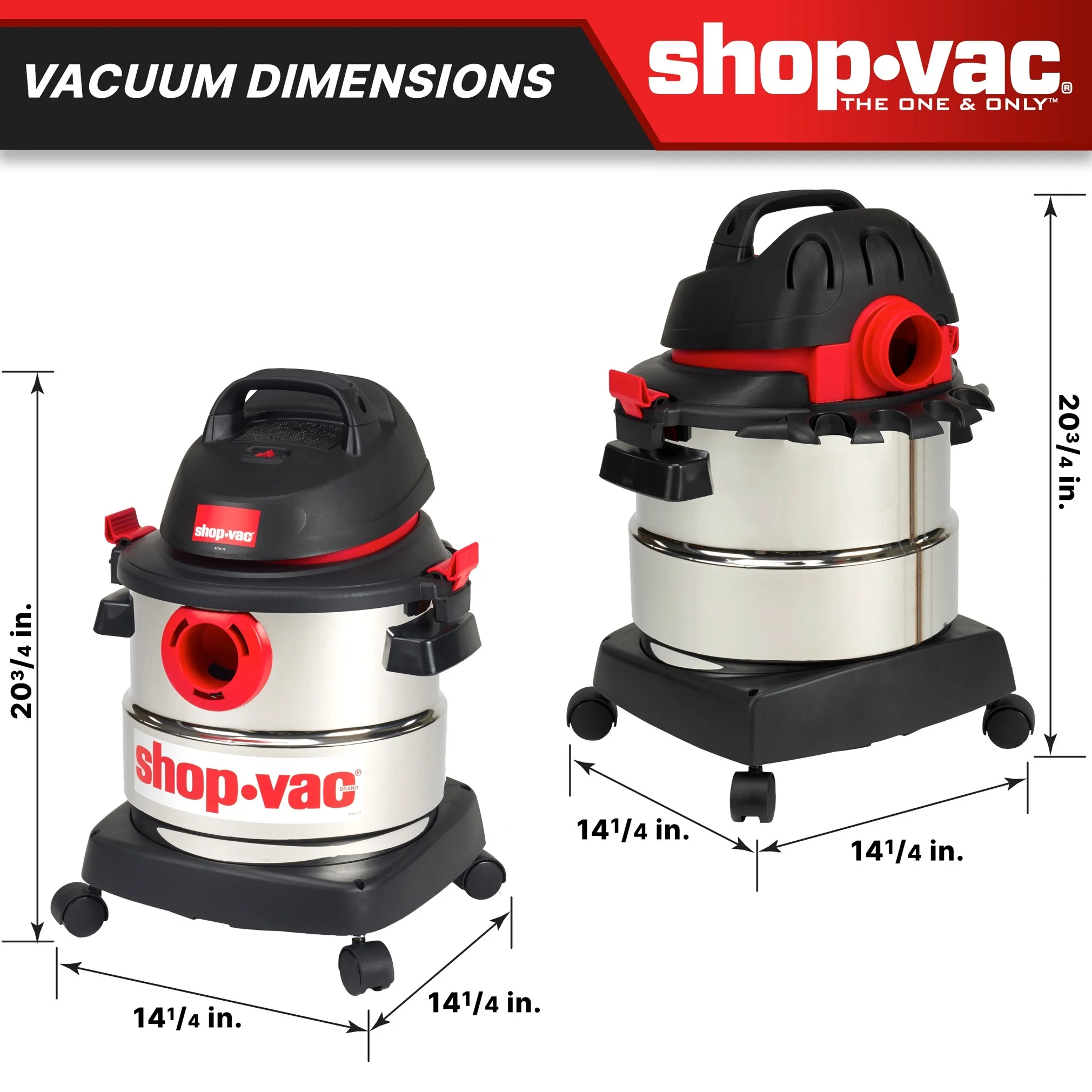 Shop-Vac 5 Gallon 4.5 Peak HP Wet Dry Vacuum - Image 4
