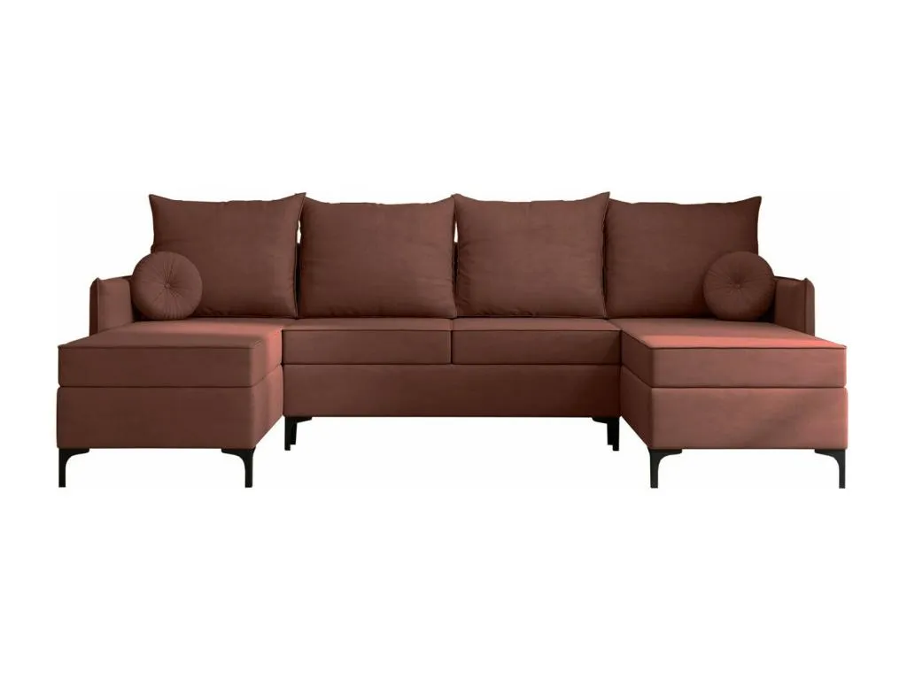 Sofá rinconero Patriciabaezcasa 111 Rosa Función de descanso Caja de ropa de cama 281x168x101cm