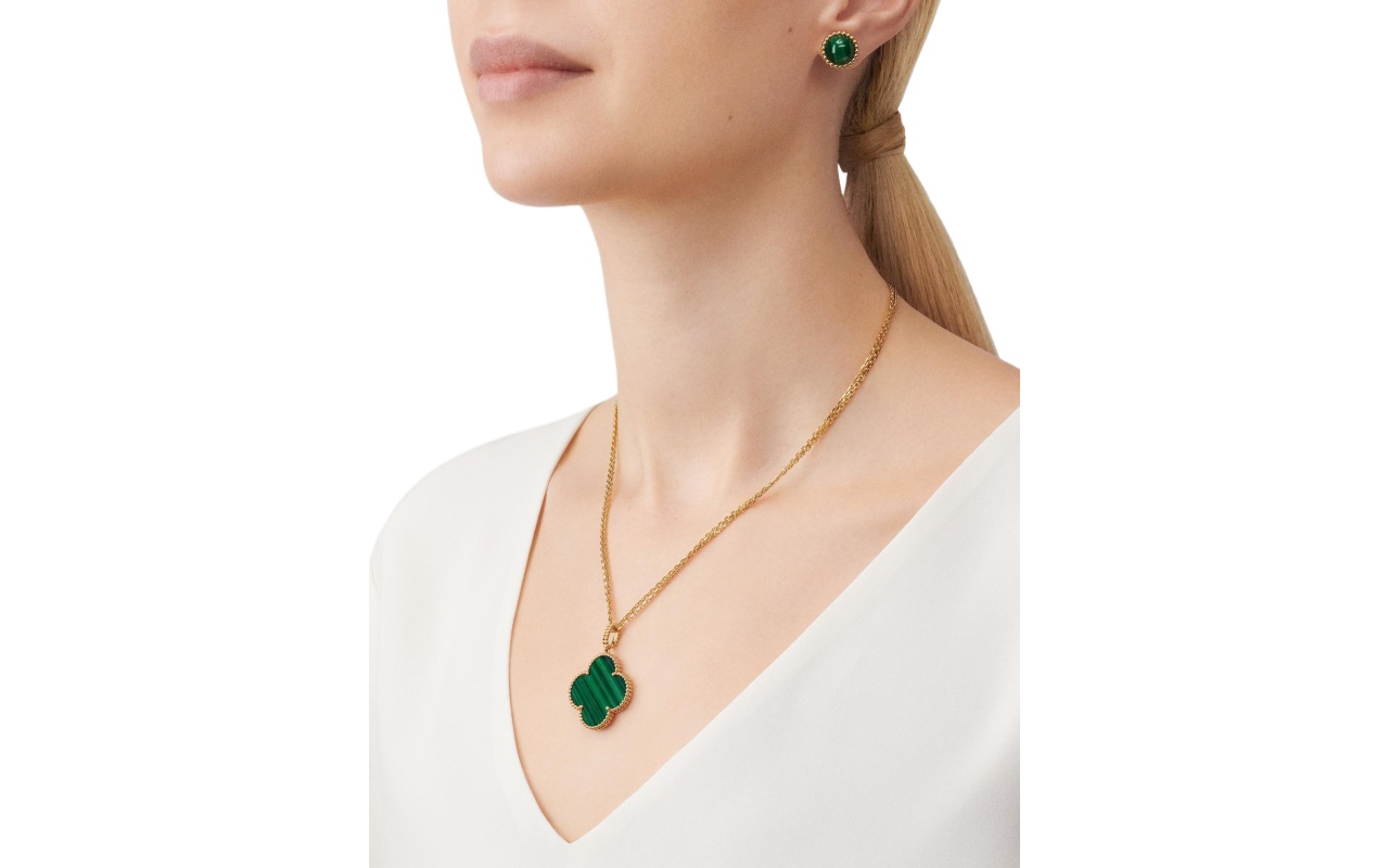 Replicate Magic Alhambra long necklace, 1 motif(1:1 replica) - Original Replica Club