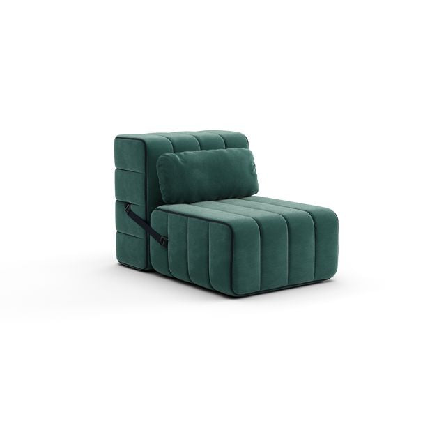 Curt kussen 60x30 - Barcelona - Serpentine - V3347 39 (Groen)