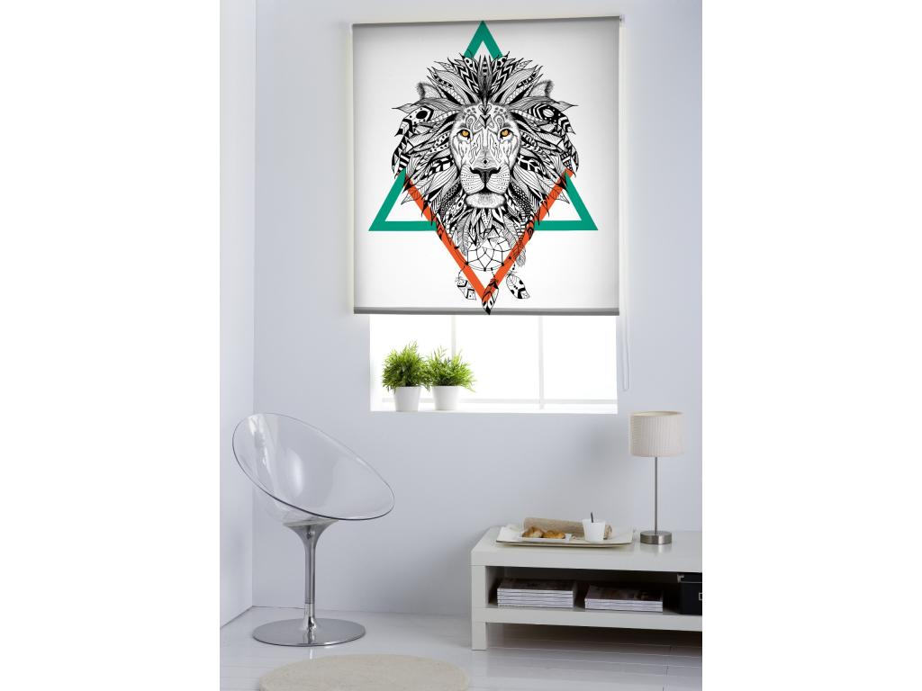 Hogarlujo | Estores Personalizados Easyfix ANIMALES | 105 x 150 cm (Ancho por Alto) Tamaño de Tela 102 x 150 cm | Modelo A-225 Color Unico