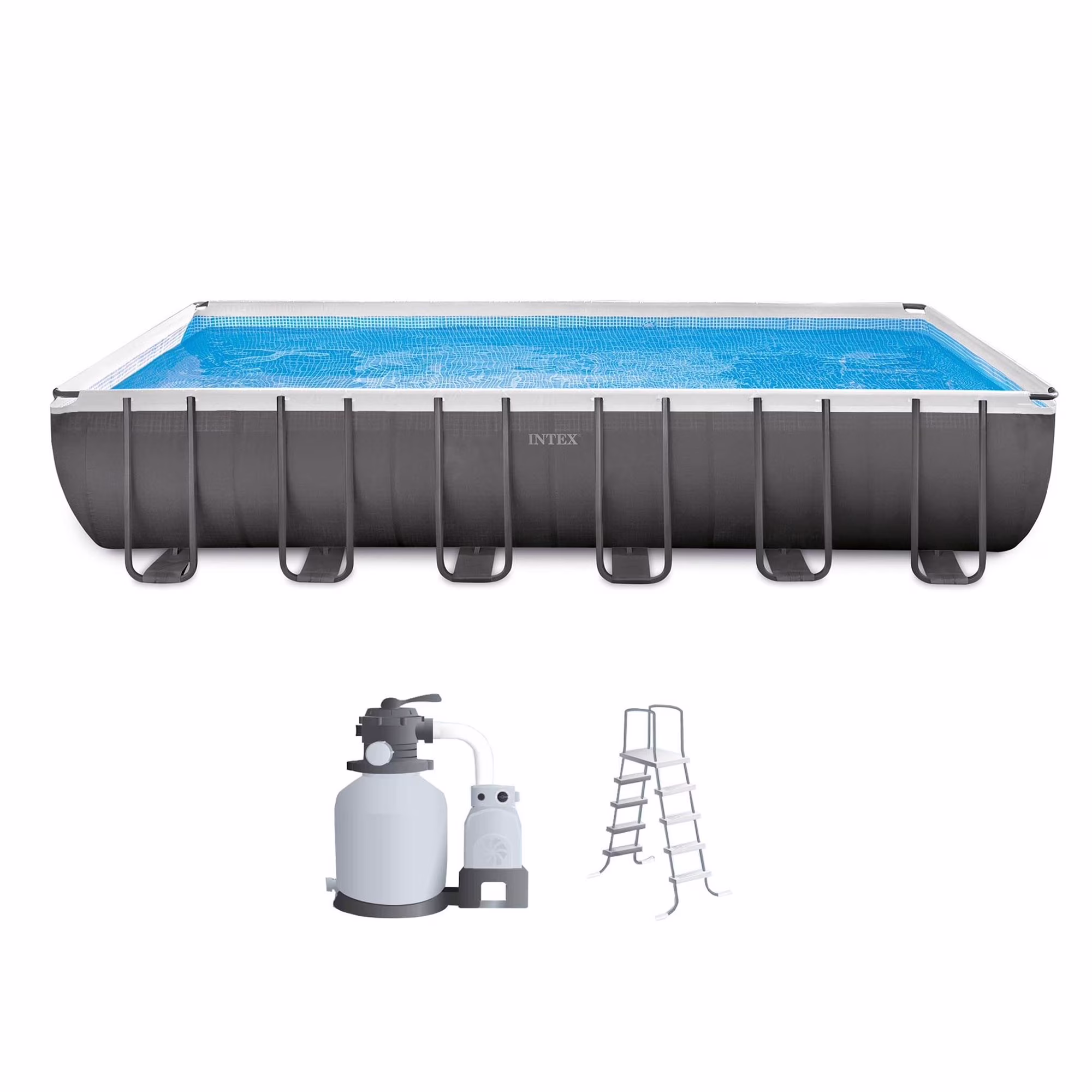 INTEX 24ft x 12ft x 52in Ultra XTR Above Ground Pool, Floats (2 Pack), & Inflatable Cooler - image 3