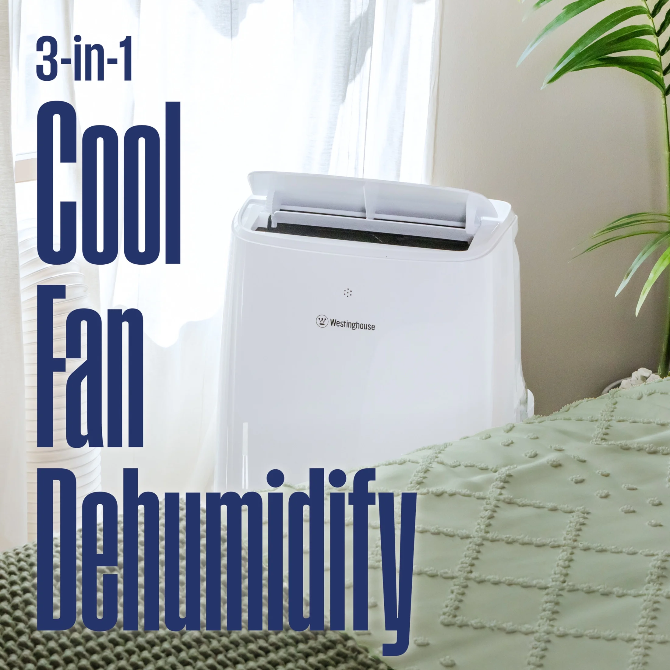 Westinghouse 10,000 BTU Portable Air Conditioner & Dehumidifier with Smart App, for Rooms Up to 450 sq ft - Image 6