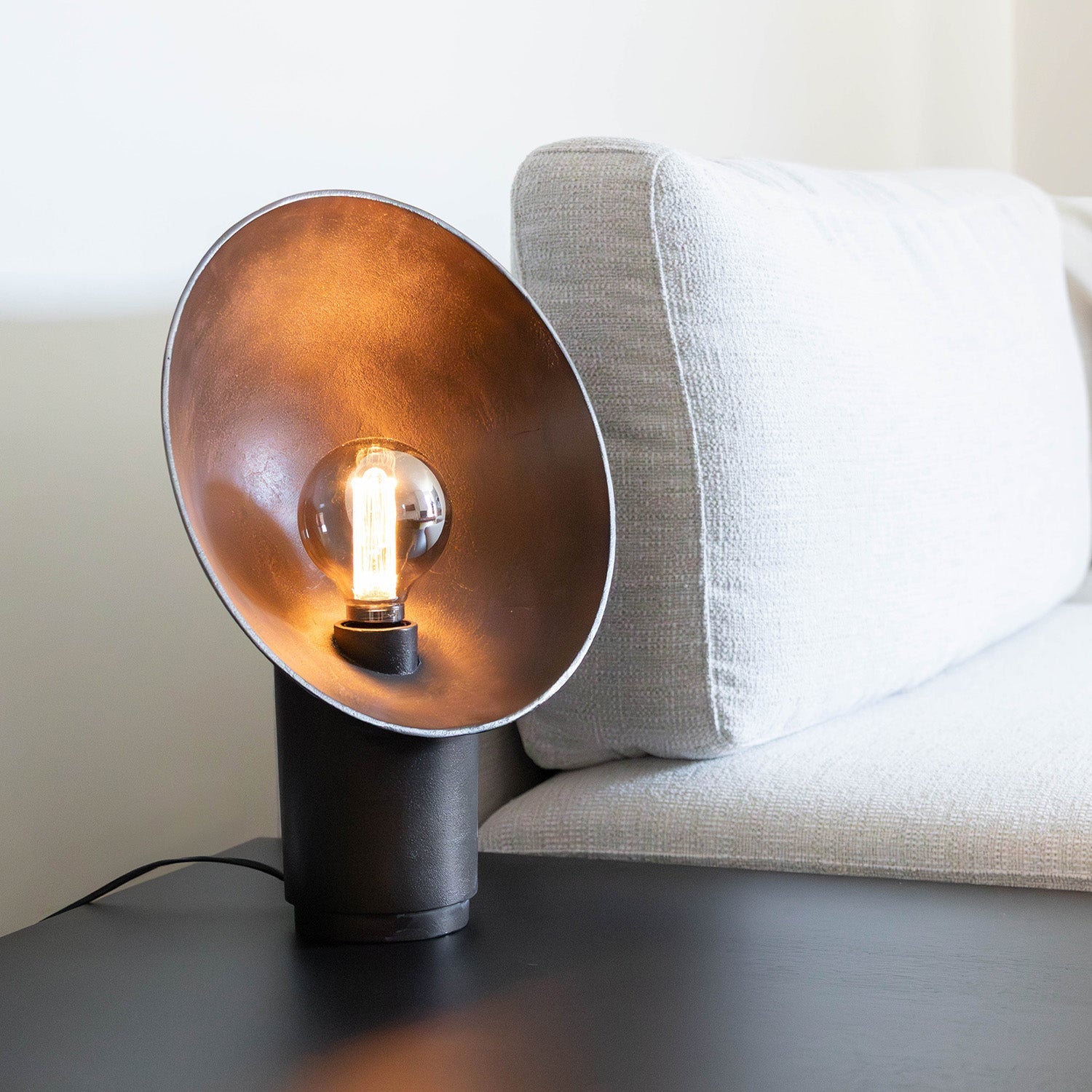 Atmooz Shesmu Tafellamp – 46cm Hoog – Brons – E27 – Industrieel