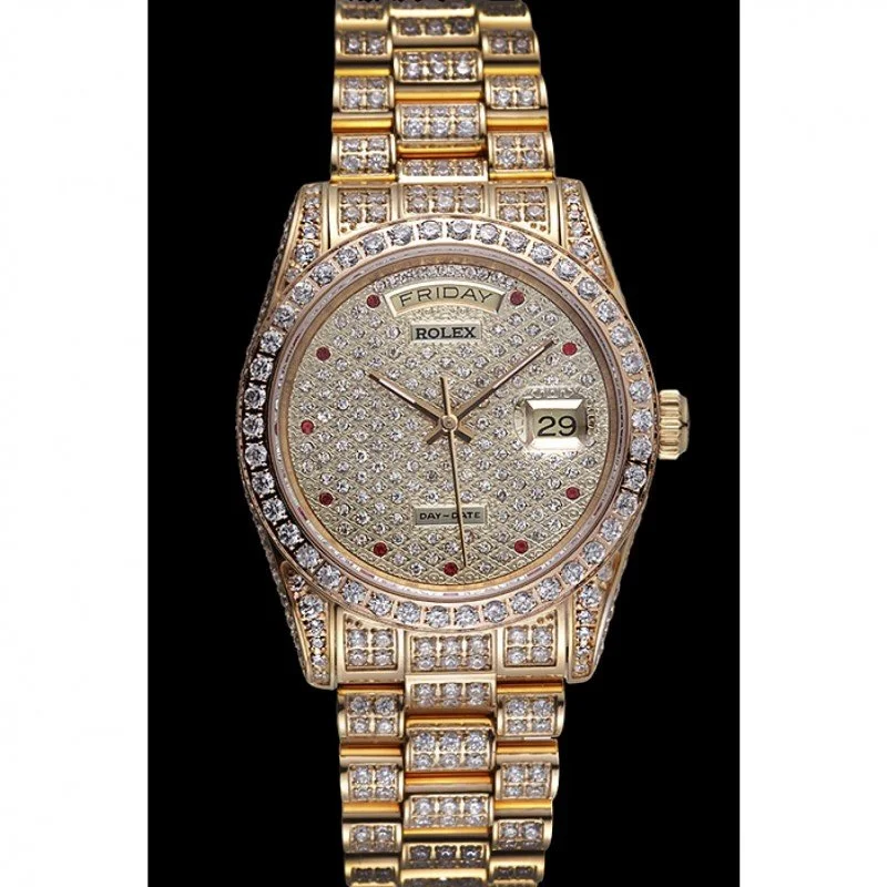 Superclone Rolex Day-Date 37mm Diamond Dial 621615