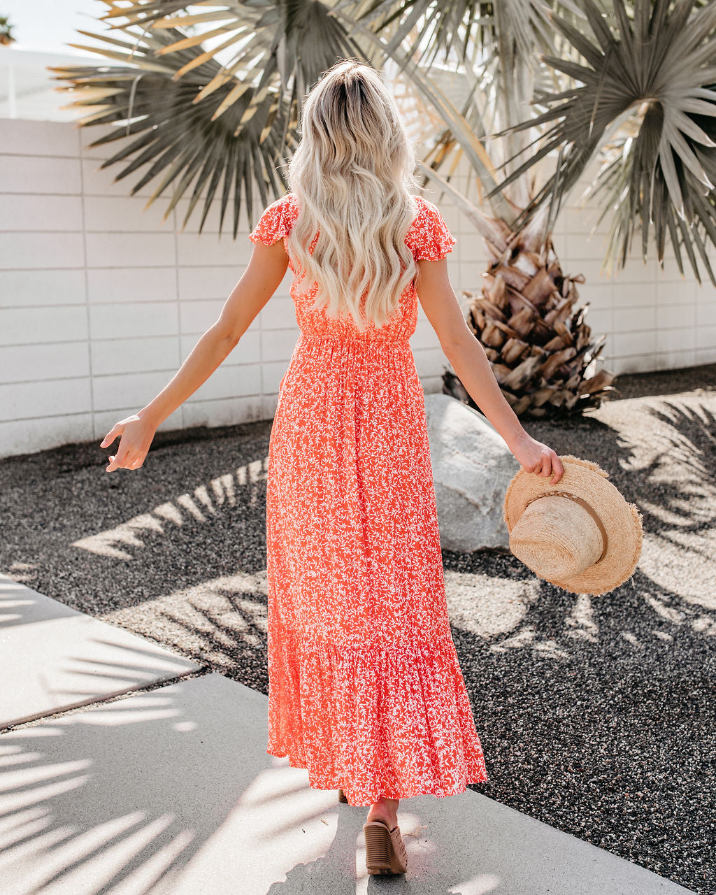 Kissed By The Sun High Low Pocketed Tie Maxi Dress - FINAL SALE - Se7enfashion