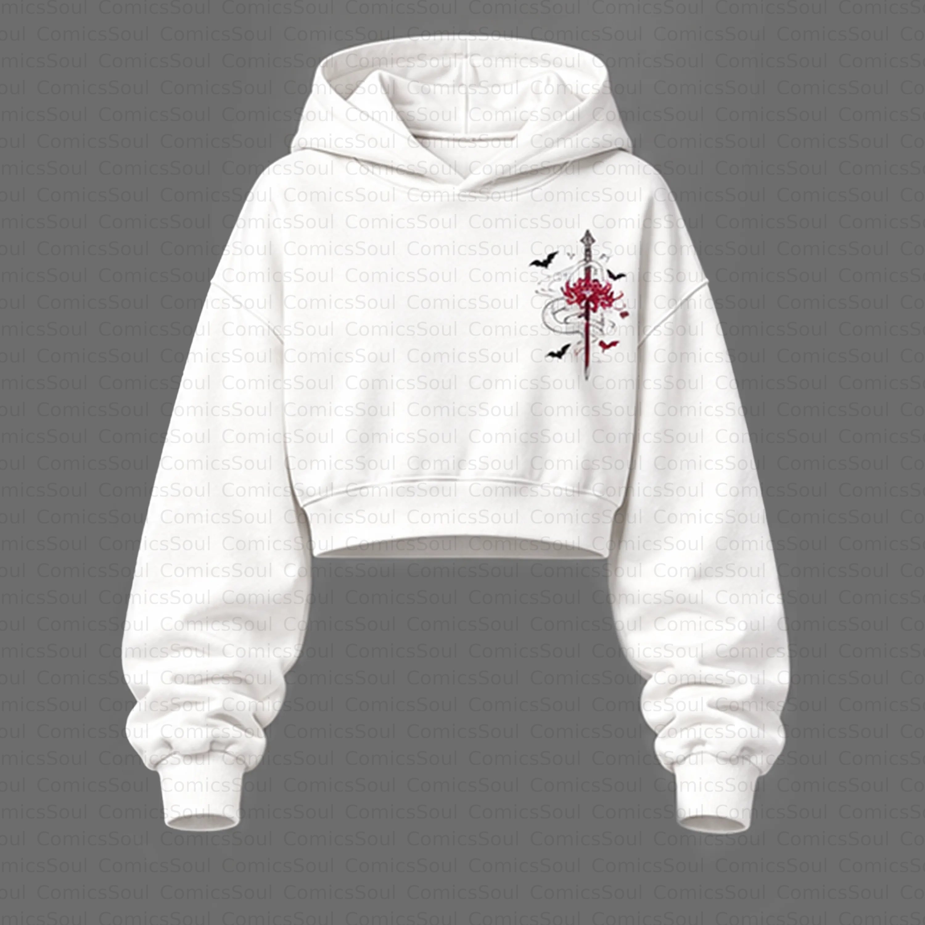 Demon Slayer Cropped Long Sleeve Hoodie & High Waist Jogger Pants Two Piece TeeThreads Sustain the Scene with Custom Apparel